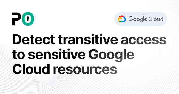 Detect transitive access to sensitive Google Cloud resources